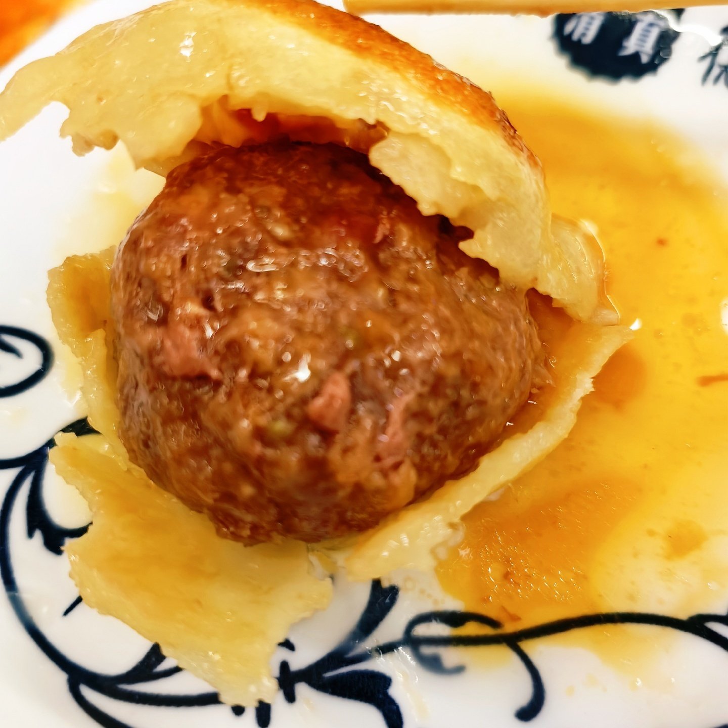 沈阳西关美食街回回营代购清真美食街爆汁门钉肉饼5个500克肉饼