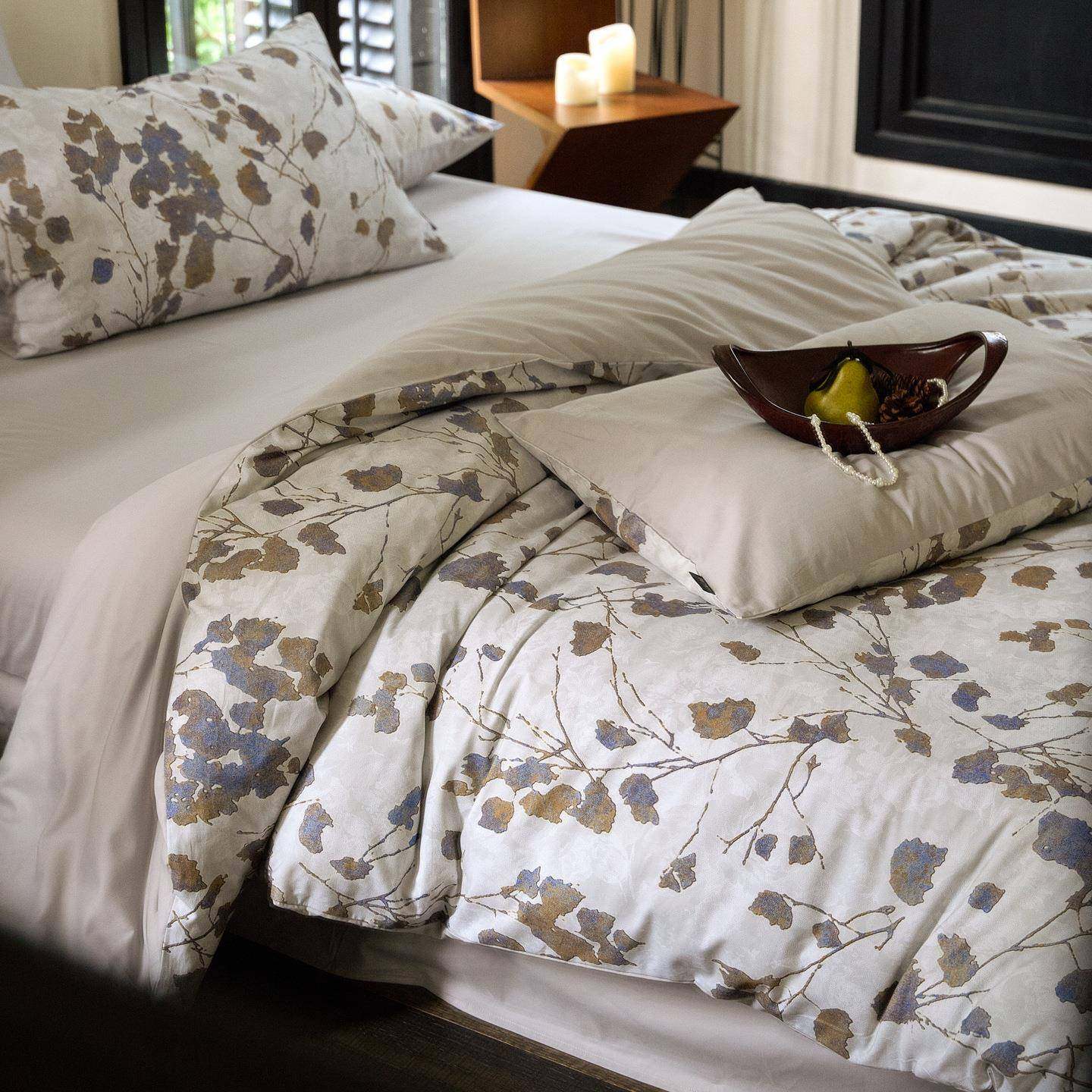 轻奢100S长绒棉磨毛四件套纯棉全棉贡缎秋冬被套加厚床单床上用品