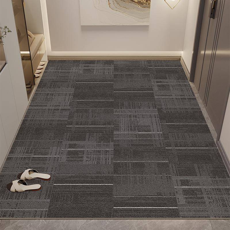 家用地垫入户门脚垫玄关门垫pvc皮革免洗可擦大面积全铺可裁剪垫