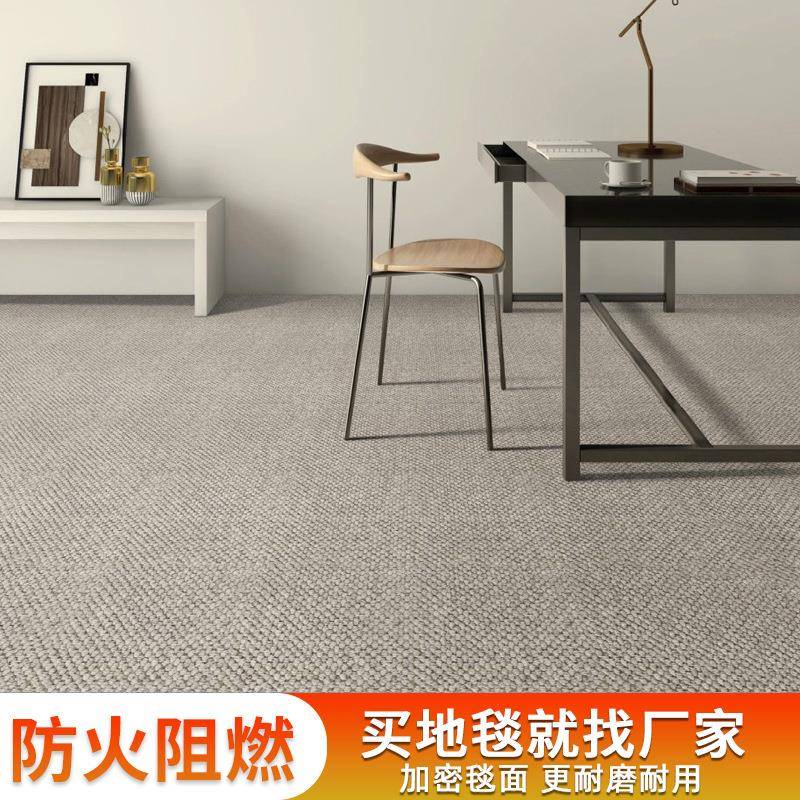 摄影棚直播间地毯网红家居展厅办公室地毯满铺高端羊毛菠萝圈简约