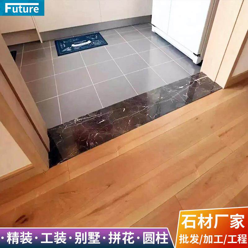天然大理石门槛石地板压条地砖补缝门坎挡水