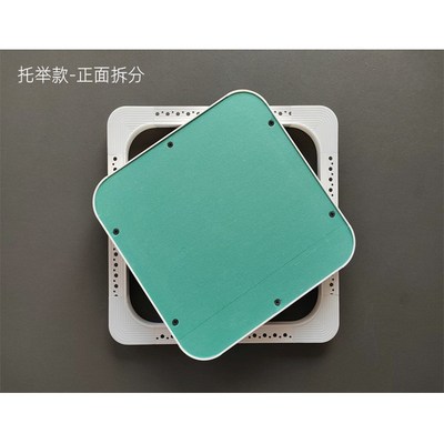 圆角圆弧隐藏式石膏板检修口隐形装饰盖板天花吊顶空调新风检查口