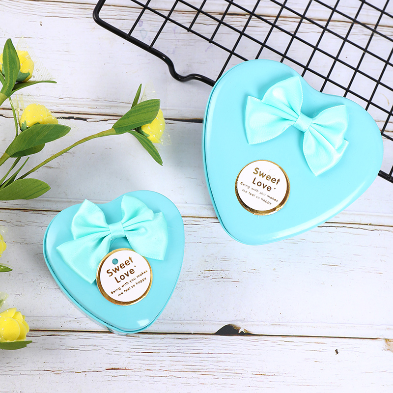 心形喜糖盒子铁盒婚庆礼品盒定制卡片创意糖果空盒网红结婚伴手礼