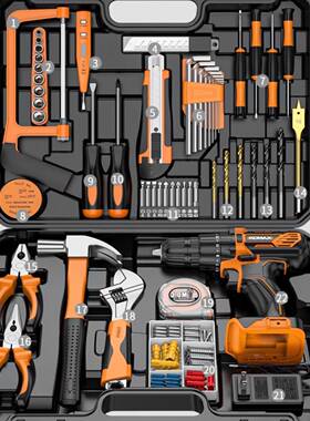 工具箱/V8动力2电池/118件套装型号:TG2-118库号：M72050