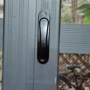 纱窗传动执手锁塑钢把手隐形执手矮扁型隐藏推拉门平开窗金刚网