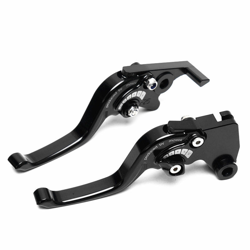 适用无极RR525 2023年款改装铝合金短款两指竞技刹车离合手把牛角