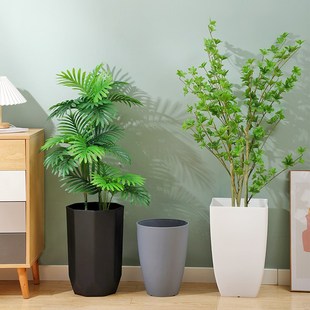 大花惠兰花盆蕙兰花盆家用专用盆北美冬青高款高脚高筒客厅