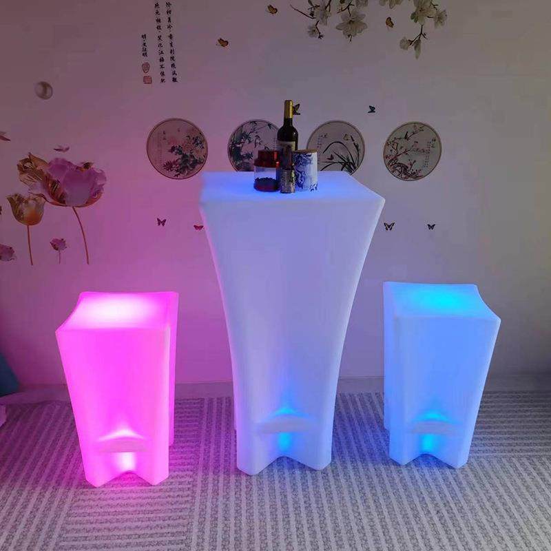 LED发光鸡尾酒桌椅组合酒吧塑料吧桌网红高脚桌吧台氛围家具,鲜花速递/花卉仿真/绿植园艺,割草机/草坪机,淘宝优惠券,粉丝福利购,淘宝优惠卷