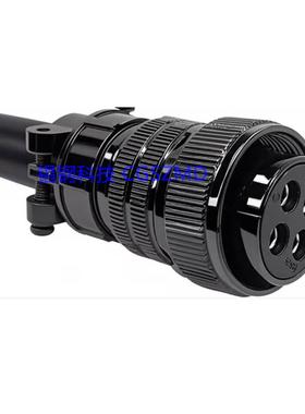 MS3108A-22-22P圆形连接器MIL-DTL-50154芯,焊接弯插头螺纹