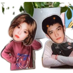 定制摇头摆件桌面情侣趣味立牌