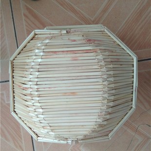 纯手工高粱杆馒头筐家用厨房筐子馒头盘柳编面包水果筐馒头蓝馍筐