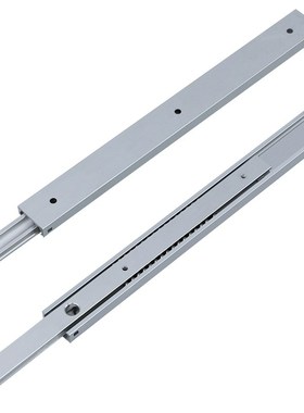 定制专拍二节铝合金滑轨直线三节工业双向导轨SAR3抽屉轨道IDA51