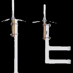 室外天线支架立柱抱杆定向八木天z线L横臂F壁装落地立杆大承重吊