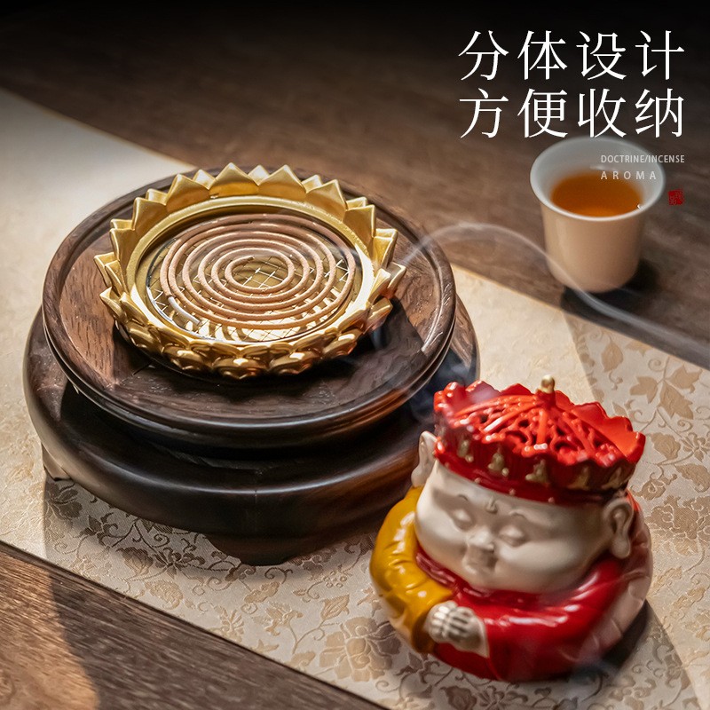 Q版西游记香炉沉檀香文创小摆件创意茶桌装饰工艺品L-HJXL-A034-1