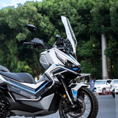 适配升仕368G风挡改装配件摩托车加高前挡风玻璃前档护胸板挡雨板