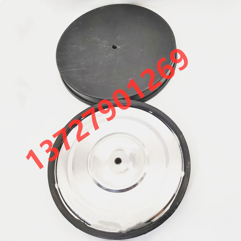 315mm不锈钢平盖30r4配加重 围栏水泥塑胶配件 栏杆底座展示牌底