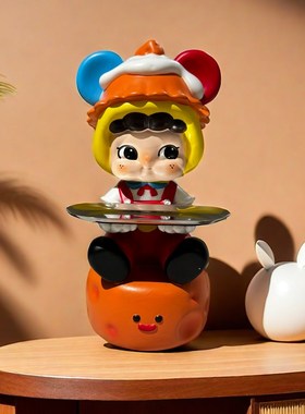 入门钥匙收纳卡通人物存钱罐玄关桌面装饰摆件现代轻奢可进可出小