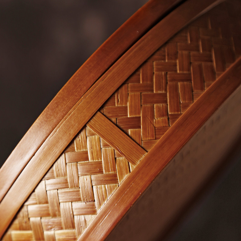 竹编普洱茶架茶饼盒 竹制茶叶收纳储存分茶盘工具 七子饼筒茶叶罐