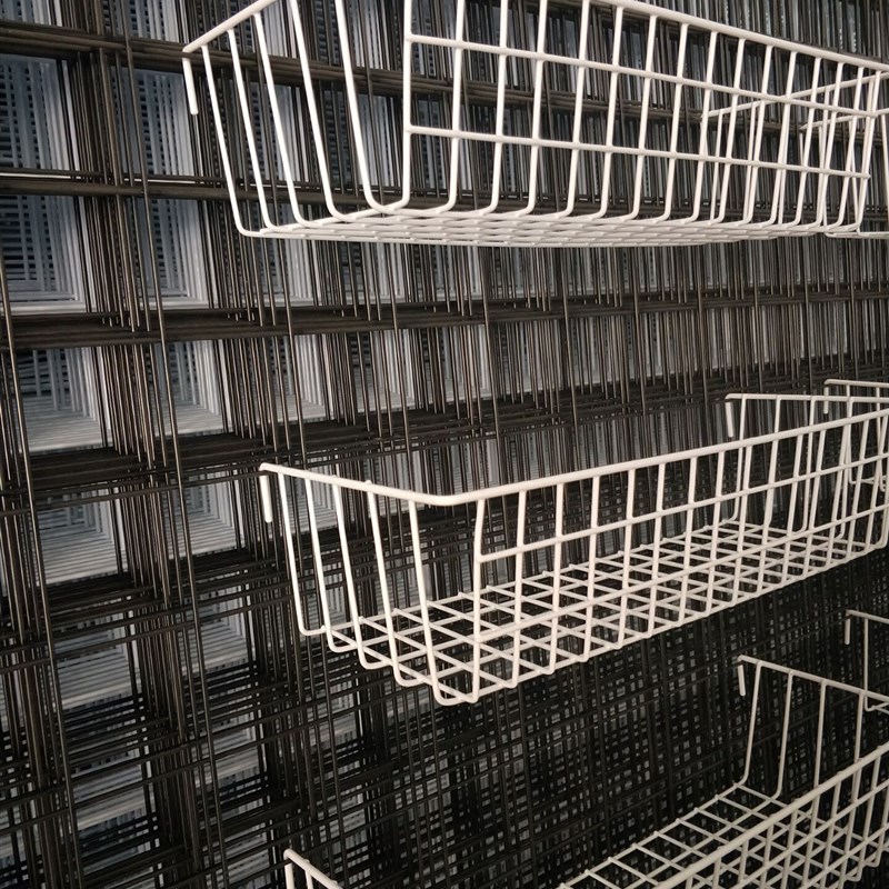 网格网片洞洞板挂篮铁丝网收纳篮超市多功能置物篮展Y会展示架挂