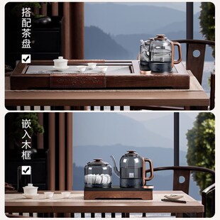 新功全自动上水烧水壶保温一体泡茶专用电热水壶玻璃茶炉家用G46