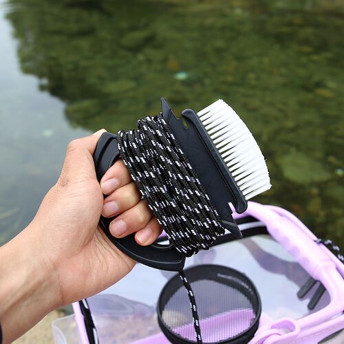 溪流钓路a亚透明折叠打水桶钓鱼活鱼桶便携一体成型矶钓野钓小鱼