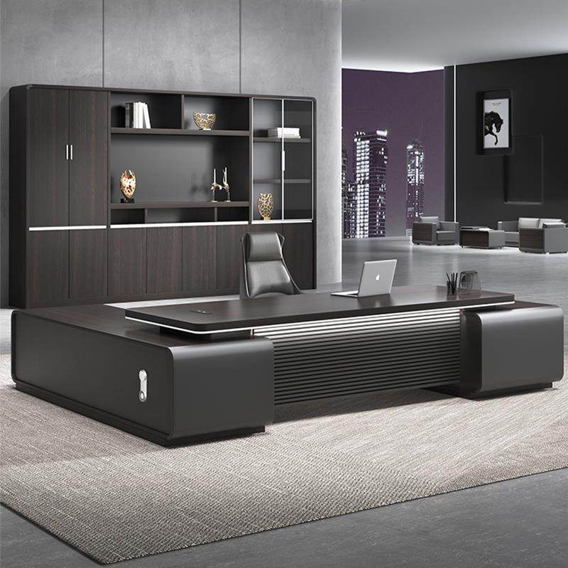 办公桌桌椅组合老板轻奢感大班台简约现代总裁经理室家具,清洗/食品/商业设备,风口/风叶/风机配件,淘宝优惠券,粉丝福利购,淘宝优惠卷