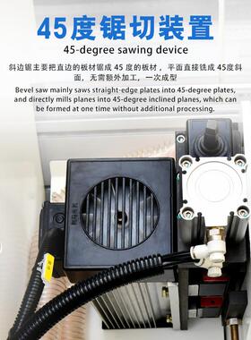 高速智能全自动斜直一体封边机包边贴边机异形曲线机械FM468JCX20