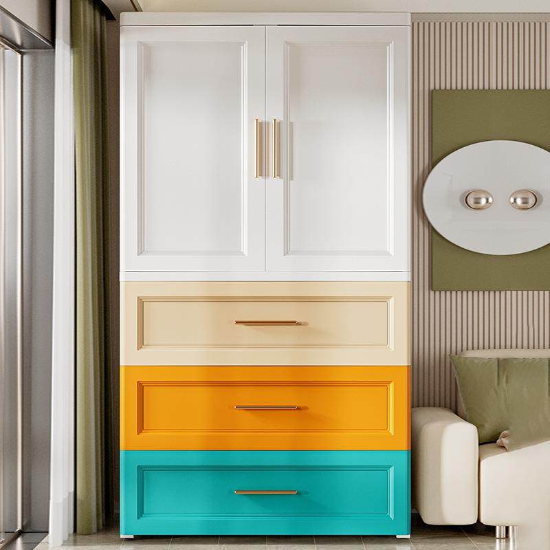 简易衣柜加厚家用儿童双开门收纳柜子加大抽屉式卧室宝宝衣柜,金属材料及制品,金属加工件/五金加工件,淘宝优惠券,粉丝福利购,淘宝优惠卷