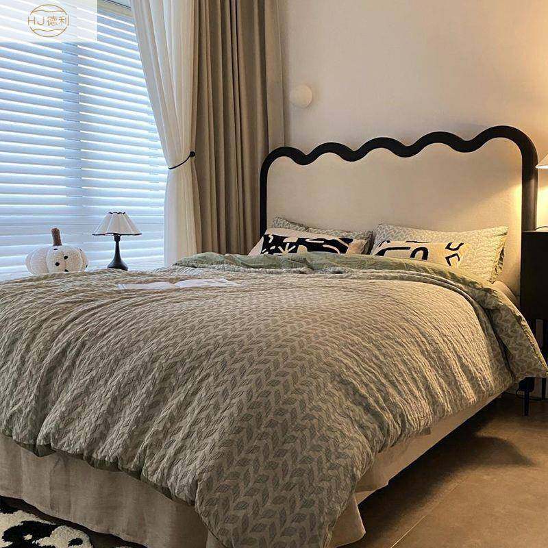 波浪造型网红公主床儿童房卧室可爱皮艺床软包实木儿童床单人床,清洗/食品/商业设备,风口/风叶/风机配件,淘宝优惠券,粉丝福利购,淘宝优惠卷