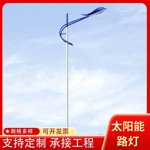 太阳能路灯厂市政工程道路照明灯新农村6米LED路灯头太阳能灯
