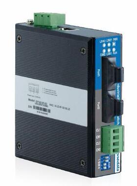 三旺ICP222-2F-2CI2路CANbus支持2路CAN转2路百兆以太网光口