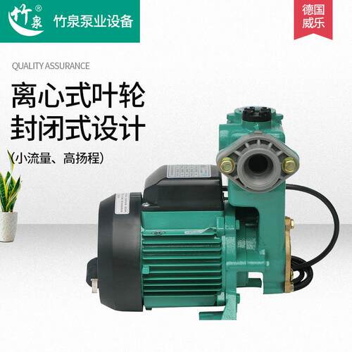 德国威乐水泵PW-175EH/177EH高扬程自吸抽水加压泵井水增压泵家用