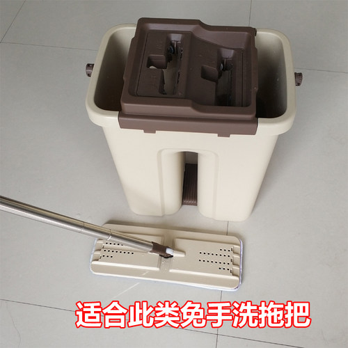 替换拖把头平拖把免手洗拖把布粘贴式平板拖把布挂扣式拖把尘推头