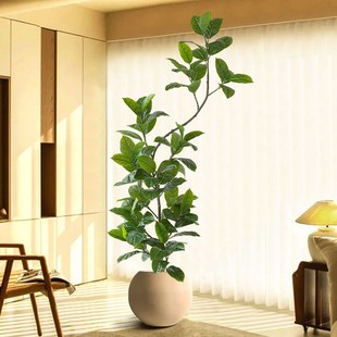 仿真绿植盆景假植物孟加拉榕树盆栽室内大型绿植T高端假树客厅落