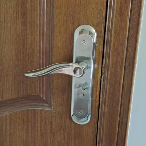 木门房门锁锁具大门锁旧门换锁门把手卧室门锁免改孔实木门锁家用