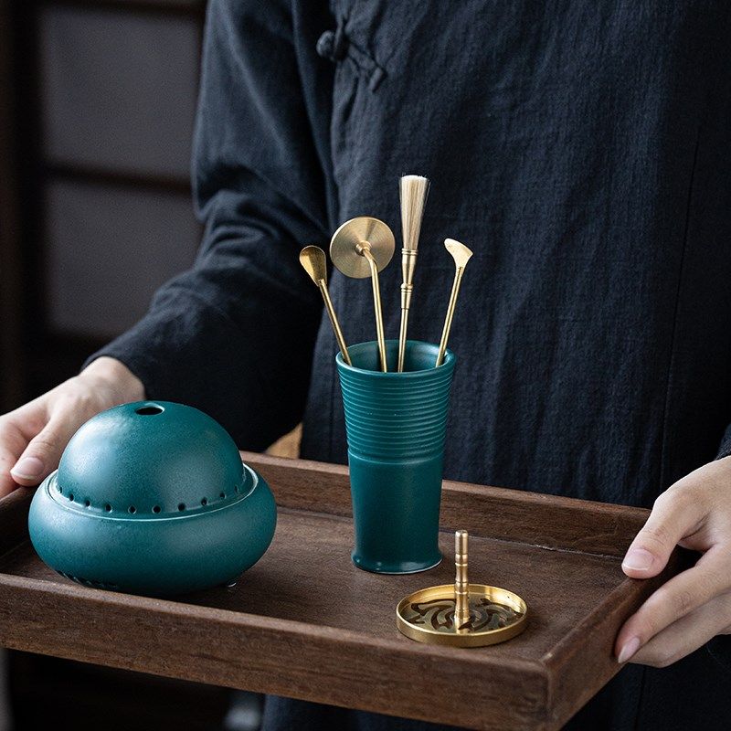 黄铜香道打香篆工具全件香铲香勺香扫香事打香篆收纳瓶陶瓷瓶用品,家居饰品,香托/香盘/香座/香插,淘宝优惠券,粉丝福利购,淘宝优惠卷