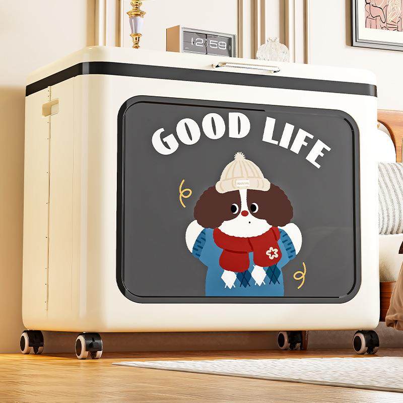 衣服收纳箱大容量超大家用翻盖整理箱带轮可折叠多功能被子储物柜,金属材料及制品,金属加工件/五金加工件,淘宝优惠券,粉丝福利购,淘宝优惠卷