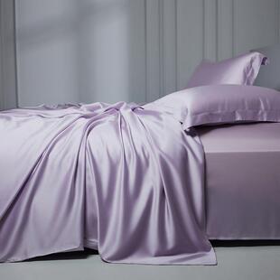 A类莱赛尔纤维床单被单纯色冰凉丝滑透气被套枕套活性印染