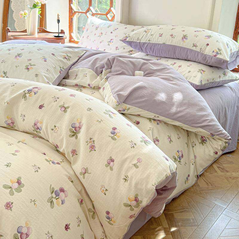 春季新款提花小竺棉双层纱四件套三件套学生亲肤水洗棉床单床笠4,自行车/骑行装备/零配件,更多零件/配件,淘宝优惠券,粉丝福利购,淘宝优惠卷