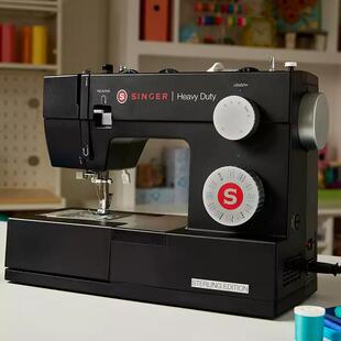 SINGER胜家黑色款4432多功能家用台式小型缝纫机吃厚胜家缝纫机