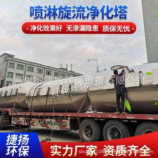 喷淋塔废气净化器喷淋净化塔不锈钢酸雾塔洗涤塔水洗塔