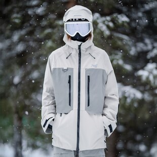 pomt新款高端3L壳雪服裤套装单板双板男Q女通用轻薄防水透汽