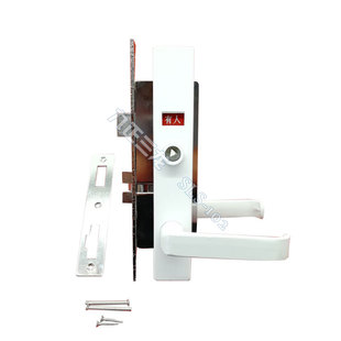 有人无人锁指示锁 火车厕所门锁 卫生间锁显示门锁W移动厕所门锁