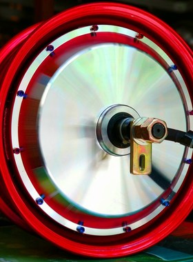 熊猫电机12寸1500w2000w3000w4000W5000W磁钢瓦片宽钢圈粗轴加长