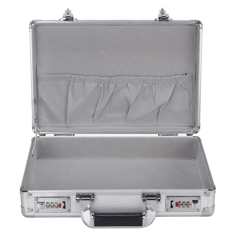 定做铝合金收纳箱子定制手提工具箱家用仪器设备箱密码保险文件箱