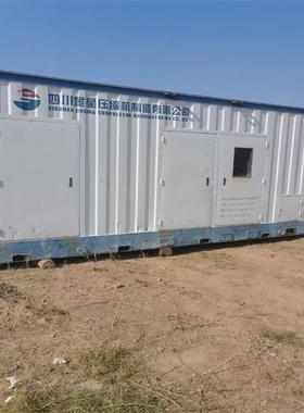CNG撬装式压缩机组工作压力0.8Mpa总功率172KWCPU控制柜