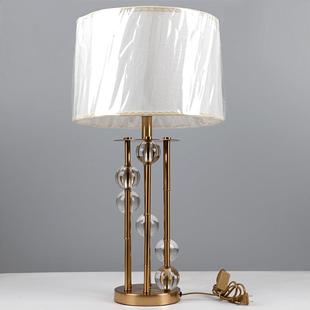 家具软装饰品室内居家台灯金属床头灯欧式轻奢创意灯饰摆件新中式