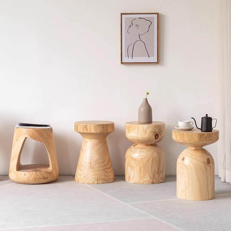 实木墩子个性造型原木凳子田园风圆形摆件树墩根雕民宿矮凳树桩凳,特色手工艺,其他特色工艺品,淘宝优惠券,粉丝福利购,淘宝优惠卷