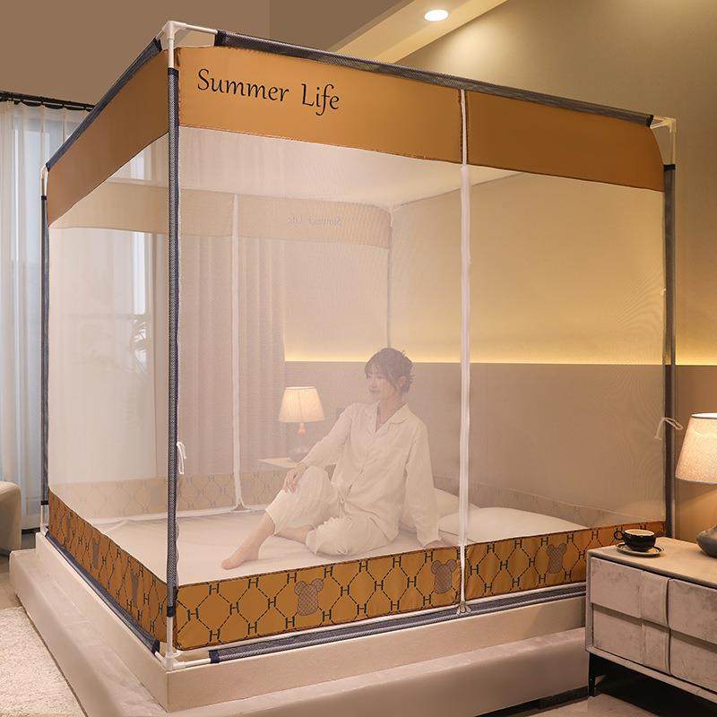 2023年新款高级纹账儿童防摔蚊帐家用免安装三开门婴儿加厚蒙古包,自行车/骑行装备/零配件,更多零件/配件,淘宝优惠券,粉丝福利购,淘宝优惠卷