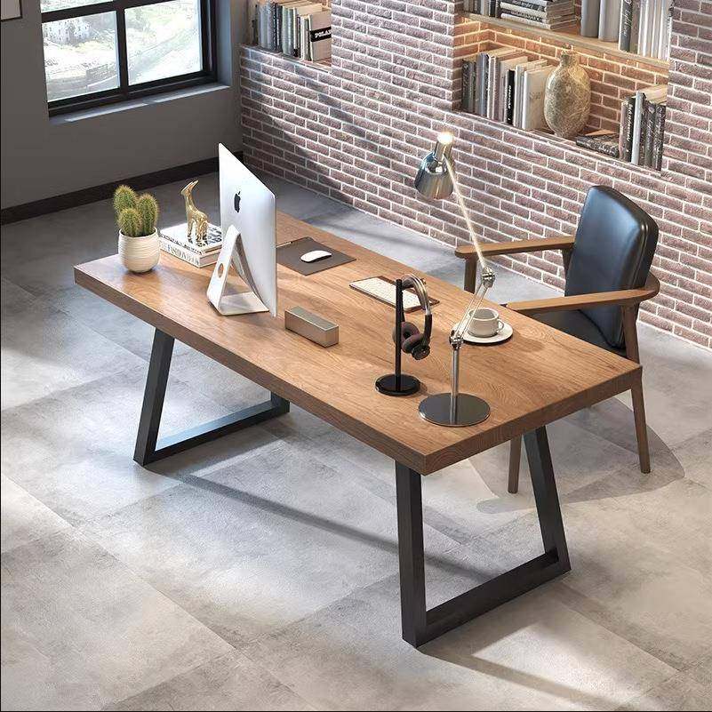 loft工业风电脑桌复古铁艺现代实木老板桌办公桌家用美式写字书桌,自行车/骑行装备/零配件,更多零件/配件,淘宝优惠券,粉丝福利购,淘宝优惠卷